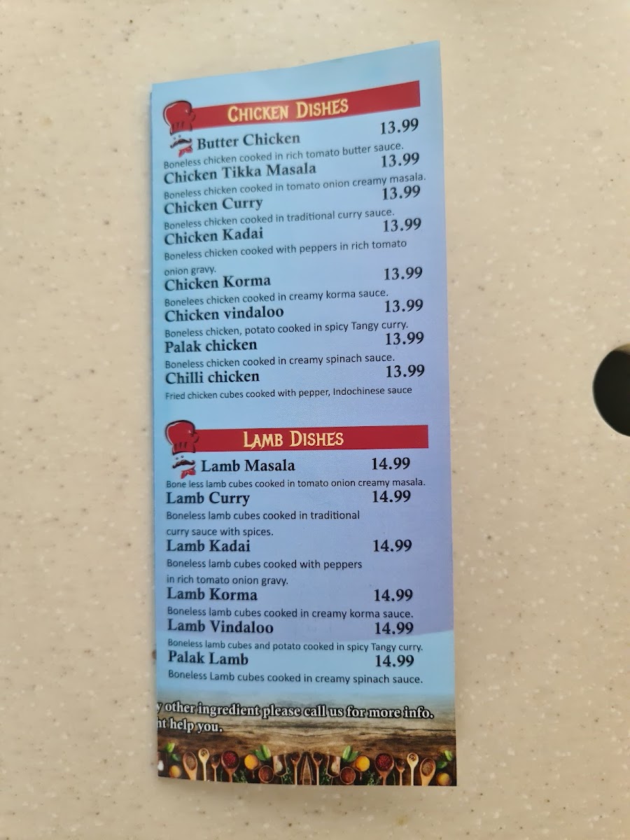 Menu Masala Art Indian Restaurant Abbotsford Bc-8