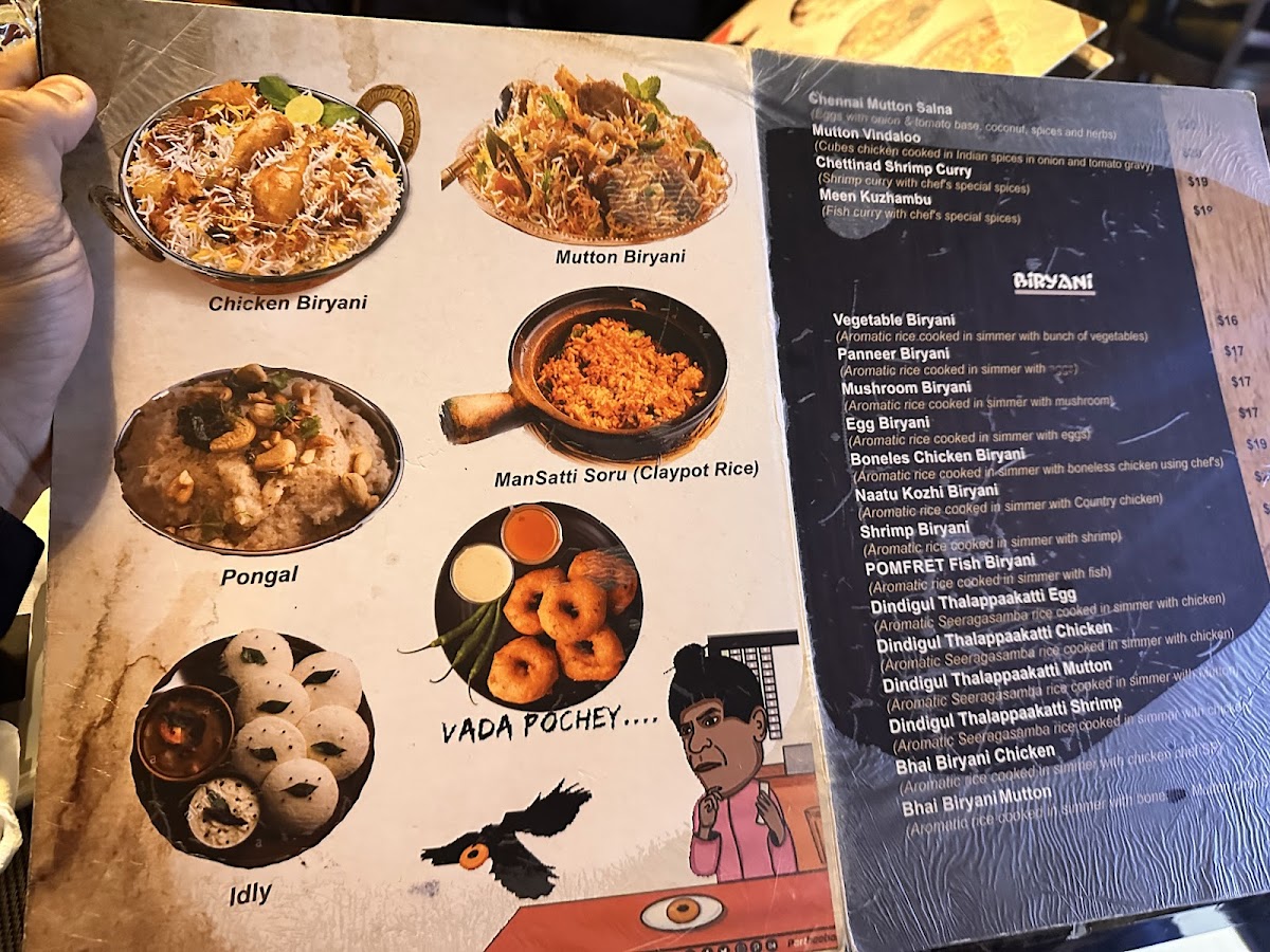 Menu Masala Cafe Chettinad-1