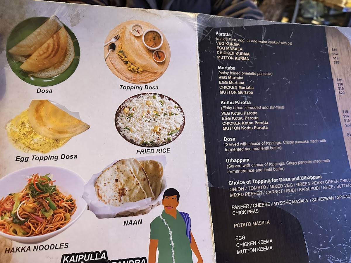 Menu Masala Cafe Chettinad-4