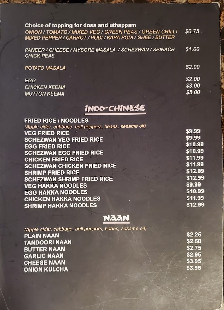 Menu Masala Cafe Chettinad-7