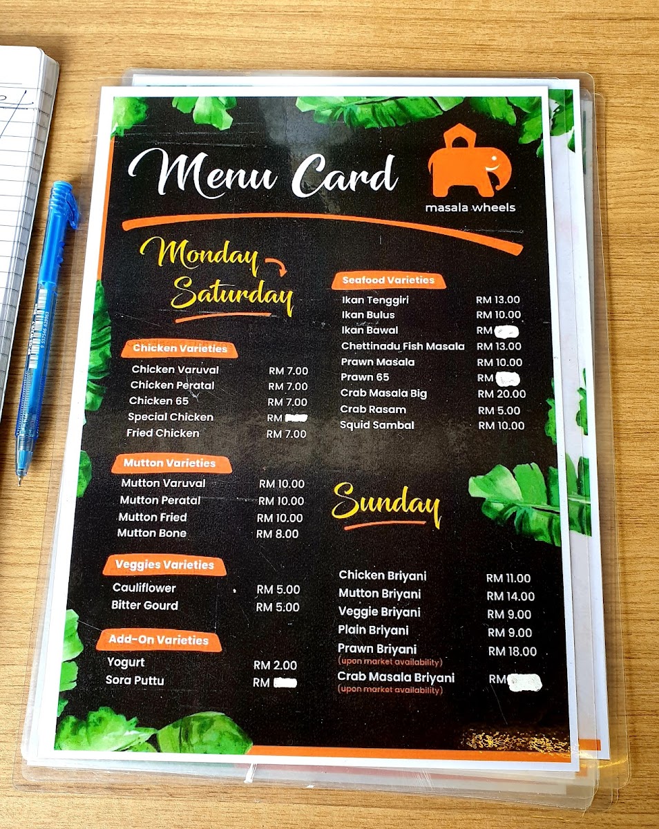 Menu Masala Wheels-9