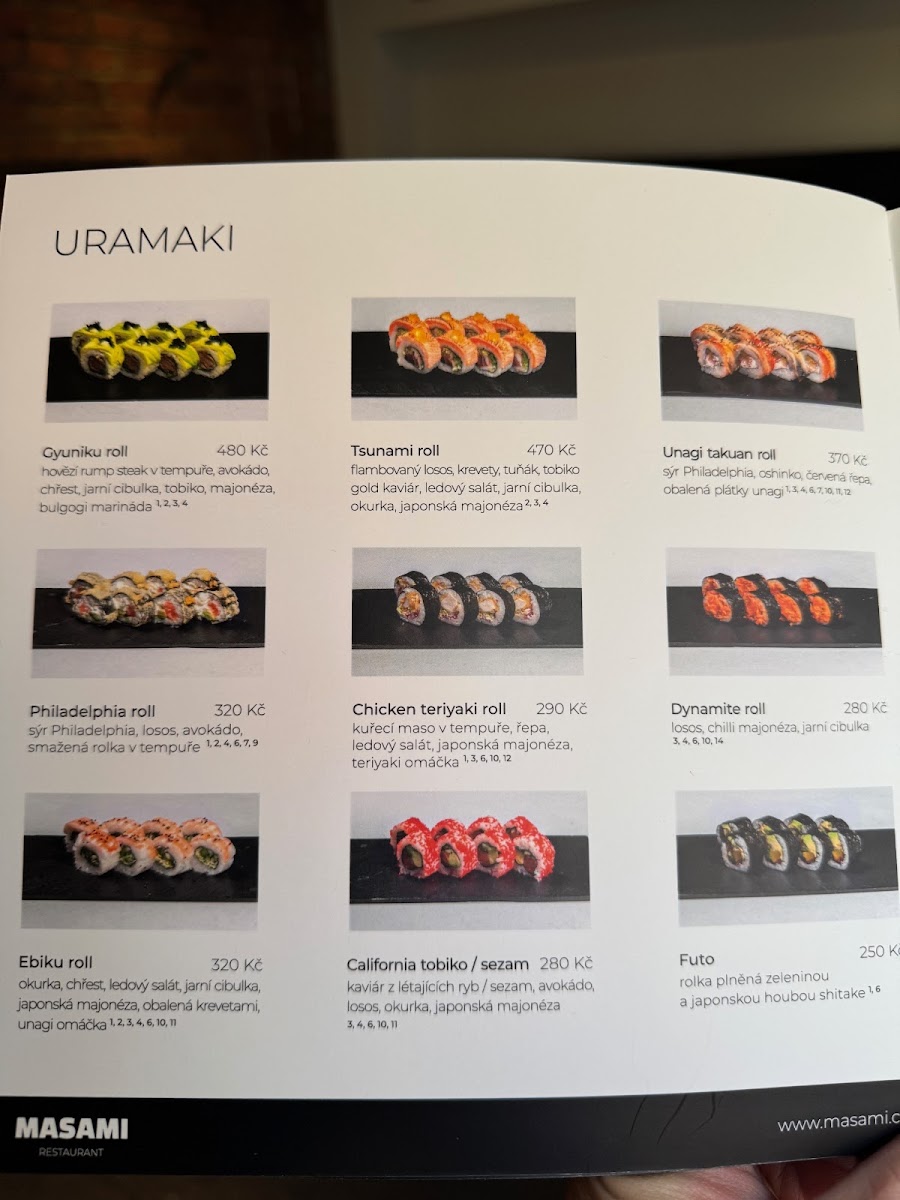 Menu Masami Restaurant-10