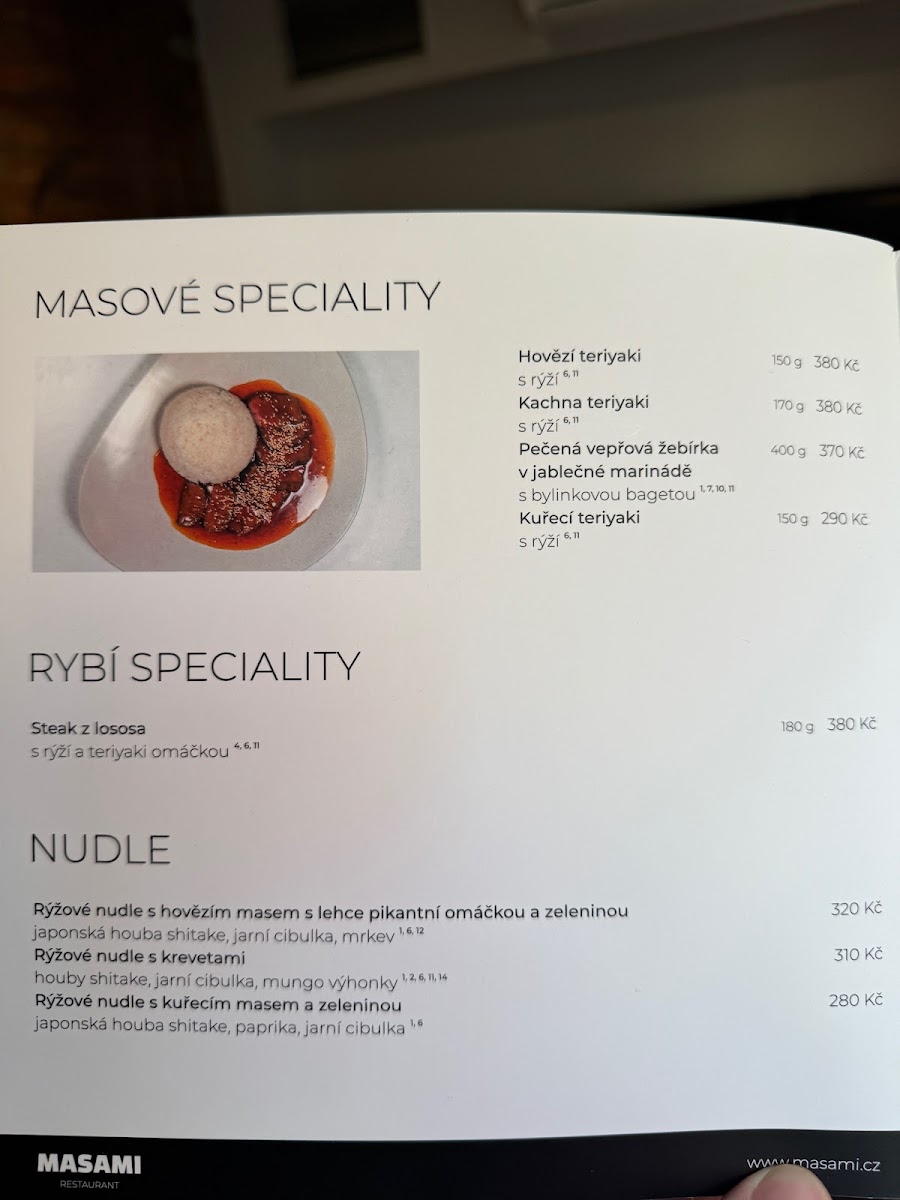 Menu Masami Restaurant-2