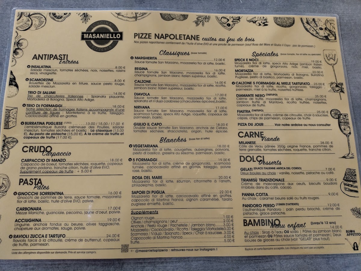 Menu Masaniello - Pizzeria E Cucina-2