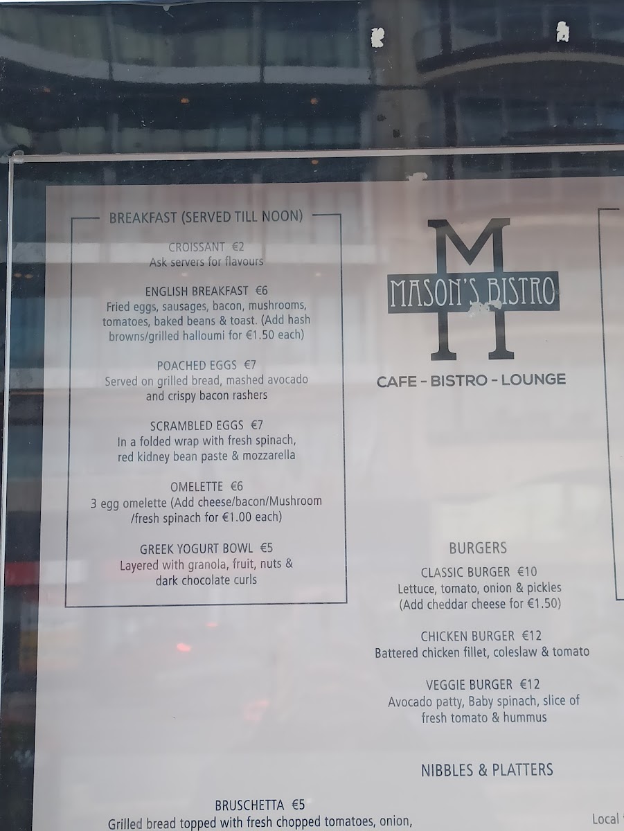 Menu Mason's Cafe-4