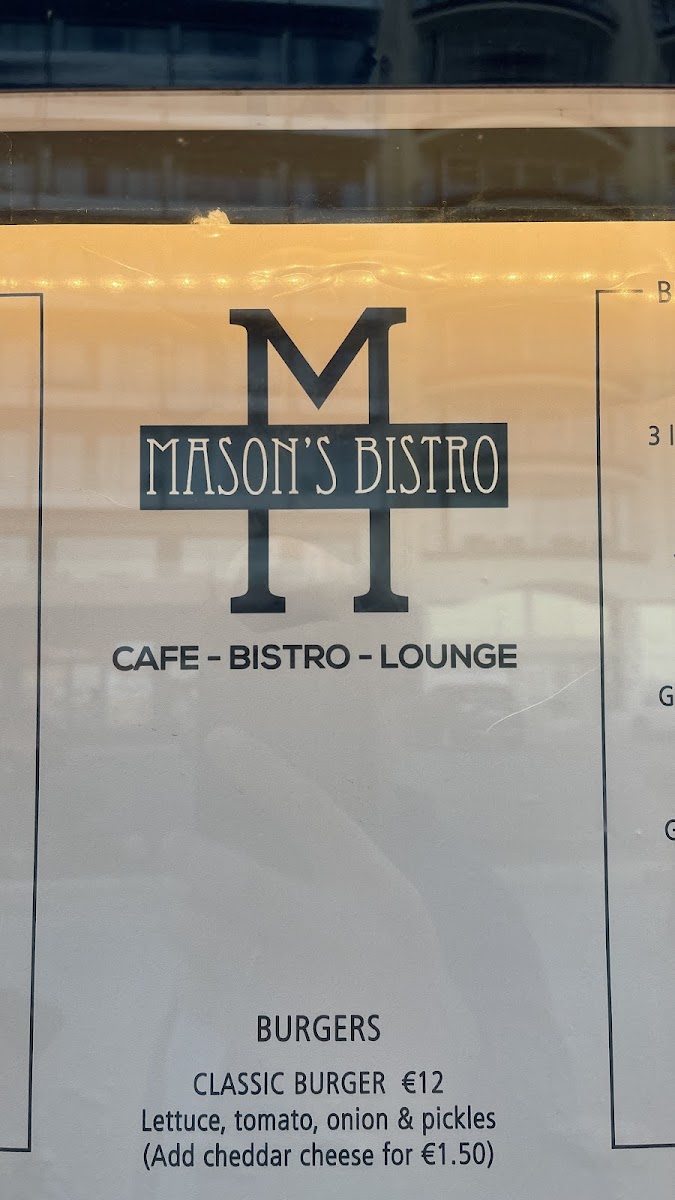 Menu Mason's Cafe-8
