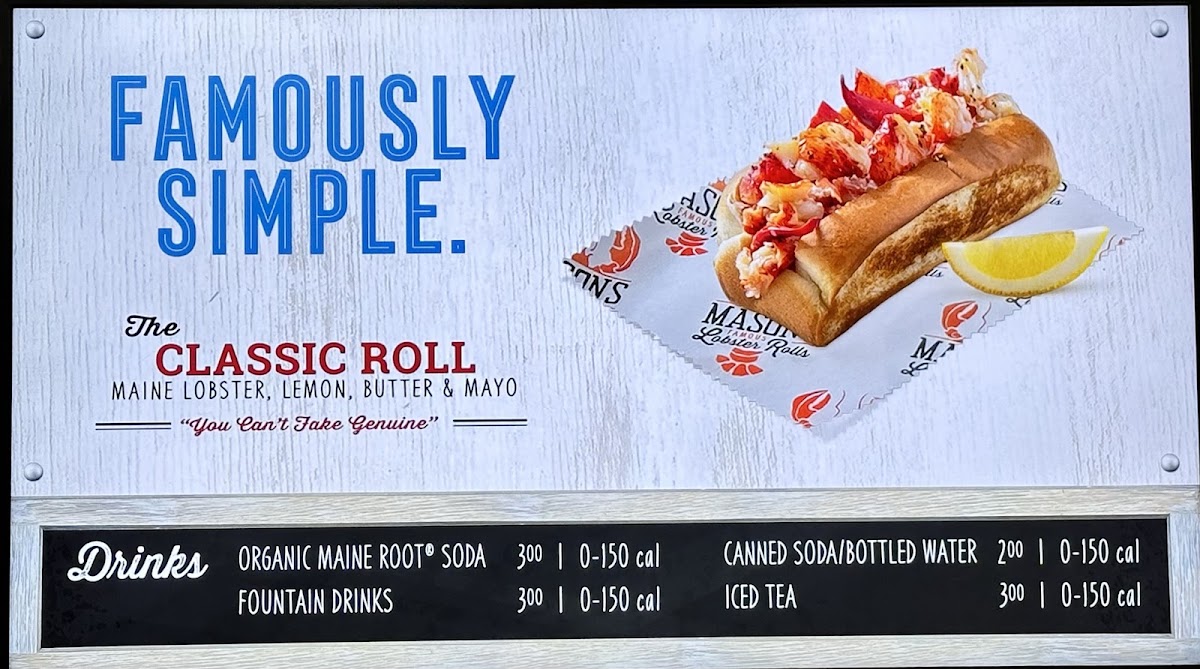 Menu Mason's Famous Lobster Rolls-10