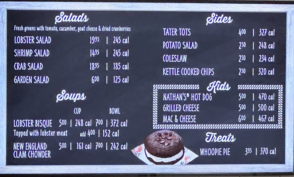 Menu Mason's Famous Lobster Rolls-8