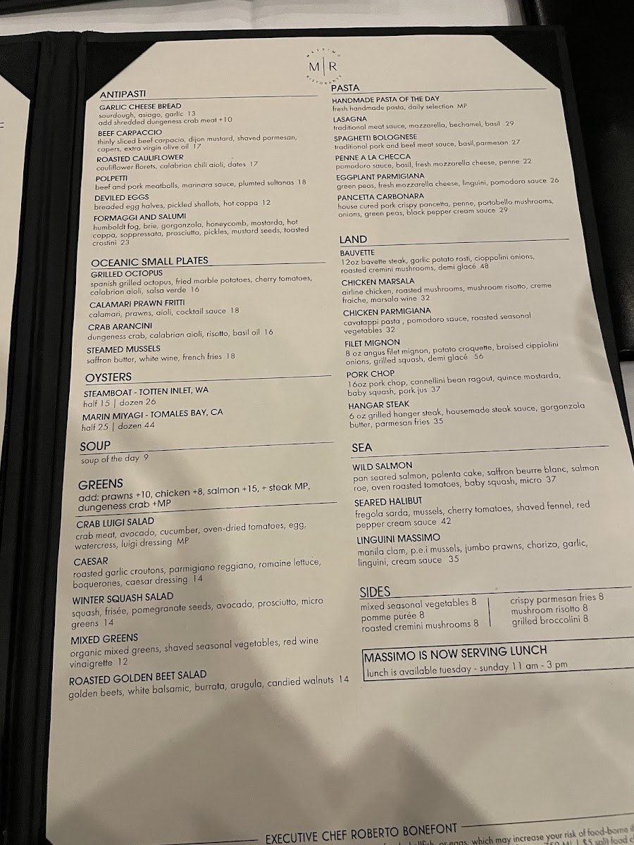Menu Massimo Ristorante-7