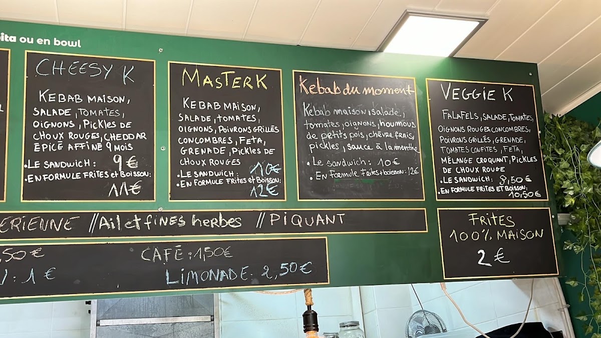 Menu Master K-1
