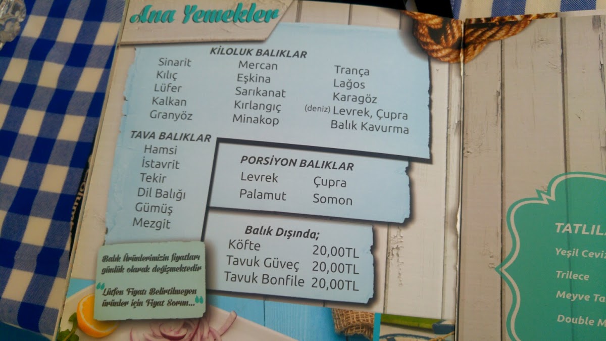 Menu Mastika Balık Restaurant-2
