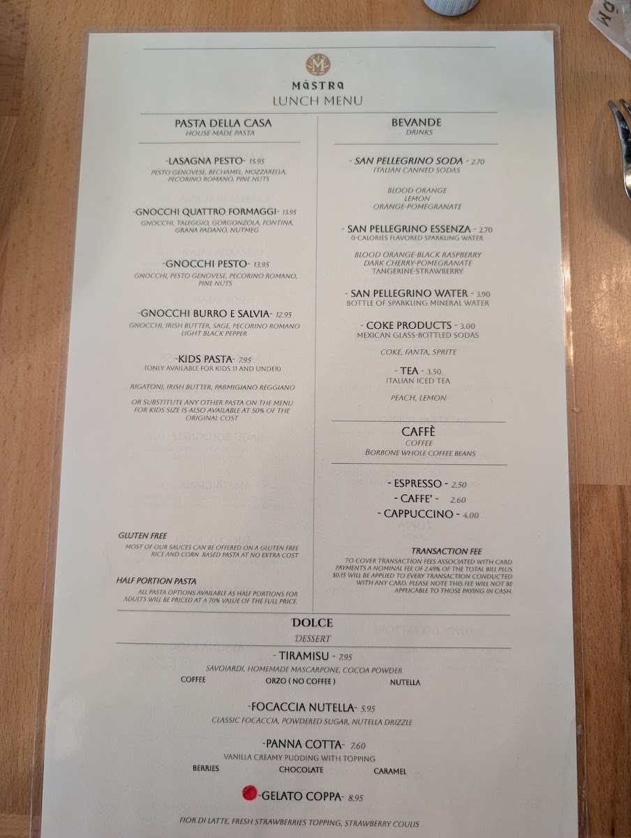 Menu Màstra Italian Bakery Bistro-2