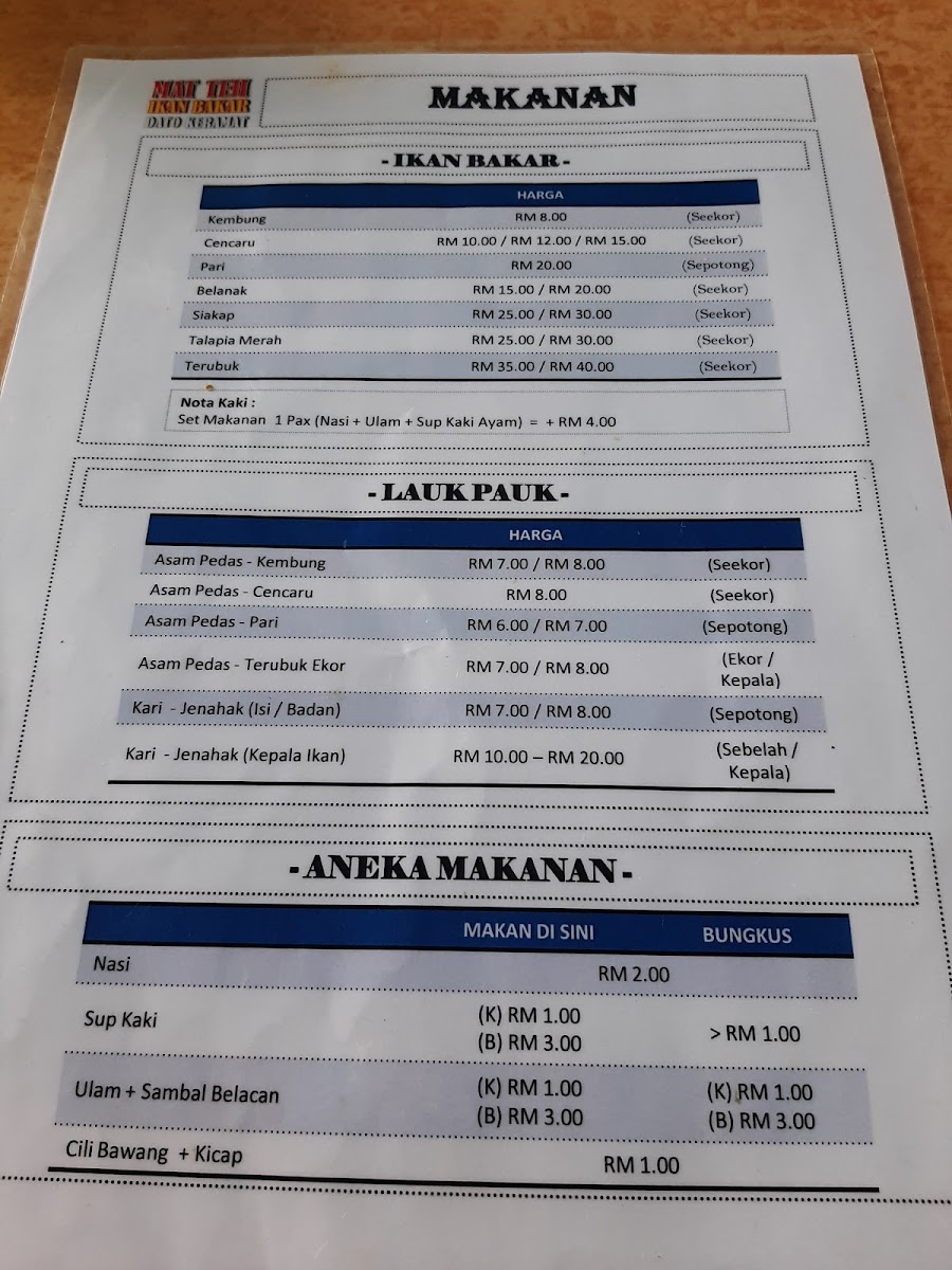 Menu Mat Teh Ikan Bakar-10