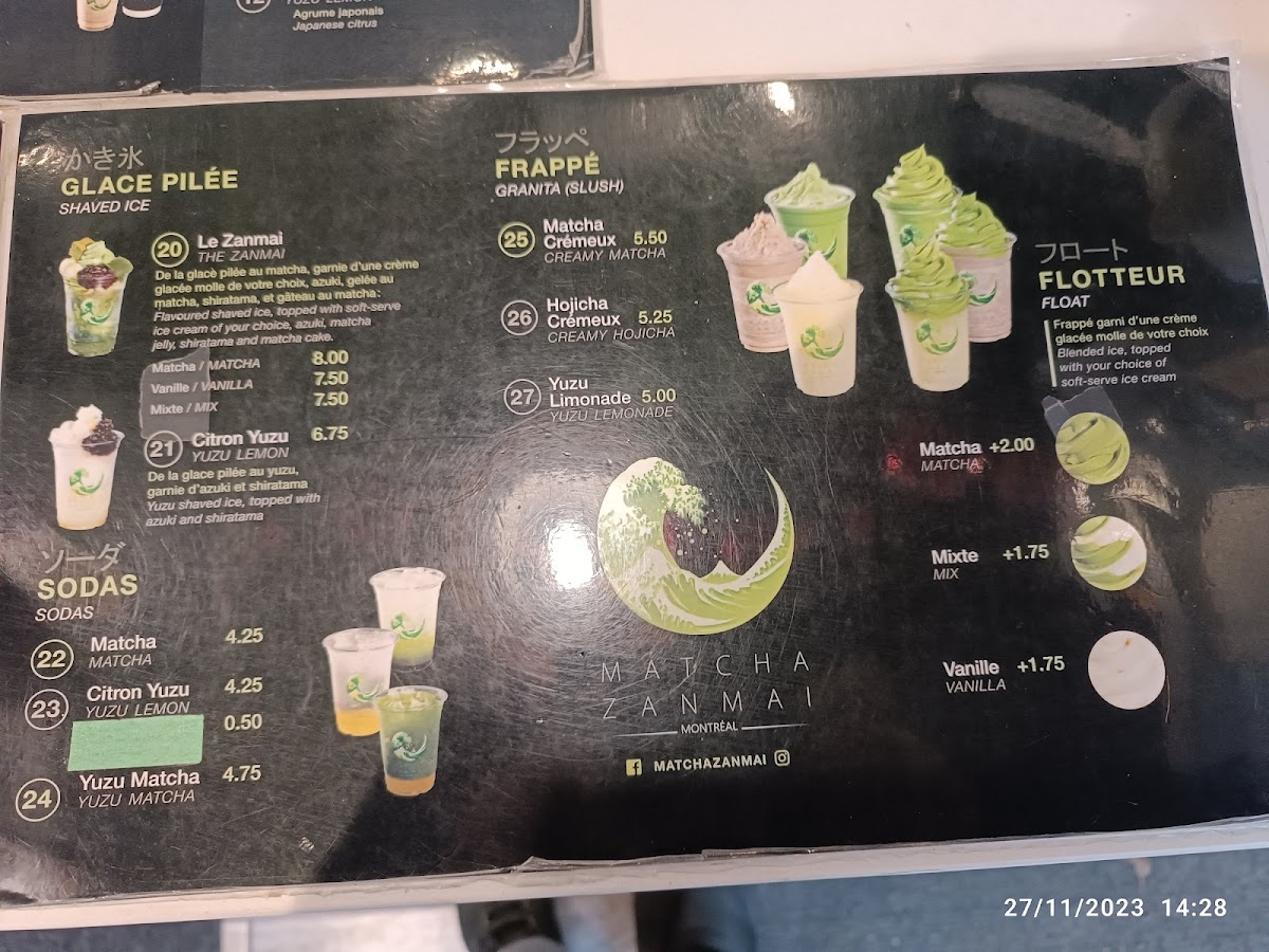 Matcha Zanmai Menu-10