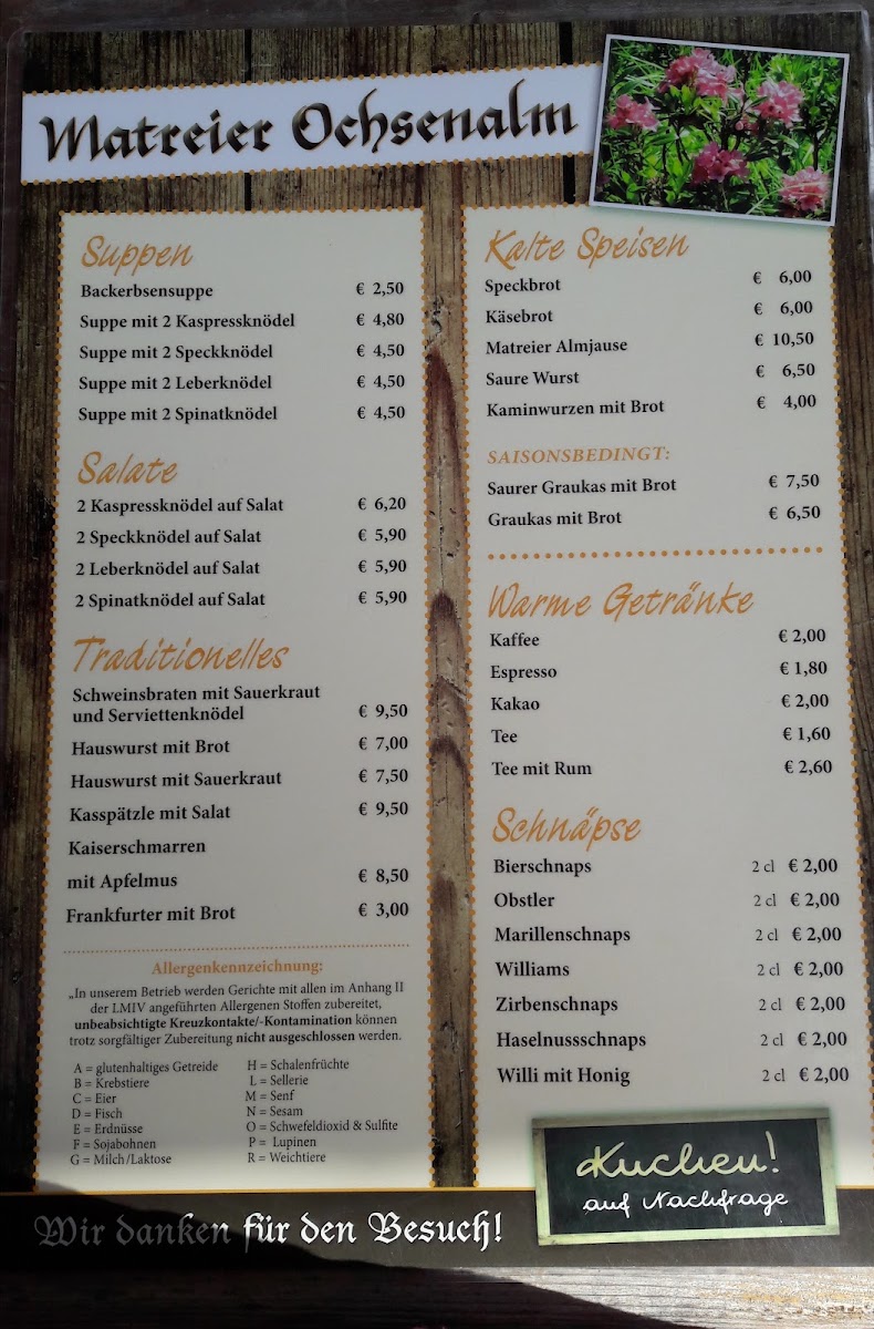 Menu Matreier Ochsenalm-8