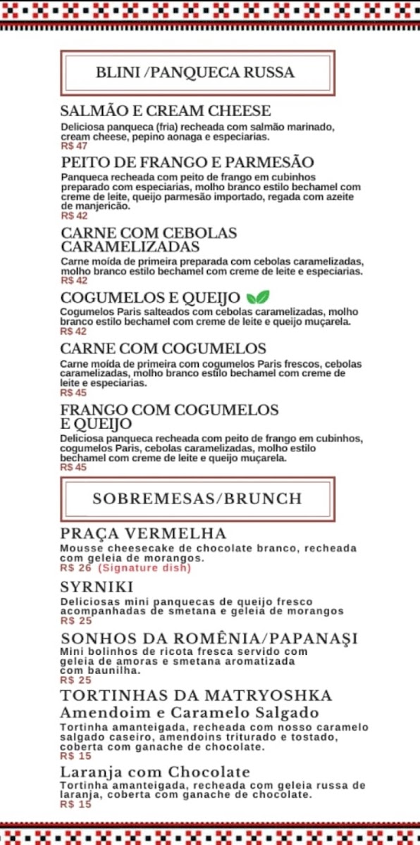 Menu Matryoshka Sabores Do Leste Europeu-1