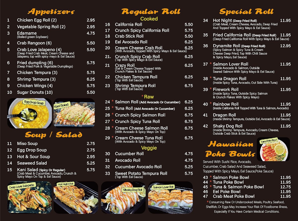 Menu Matsu Hibachi & Sushi-2