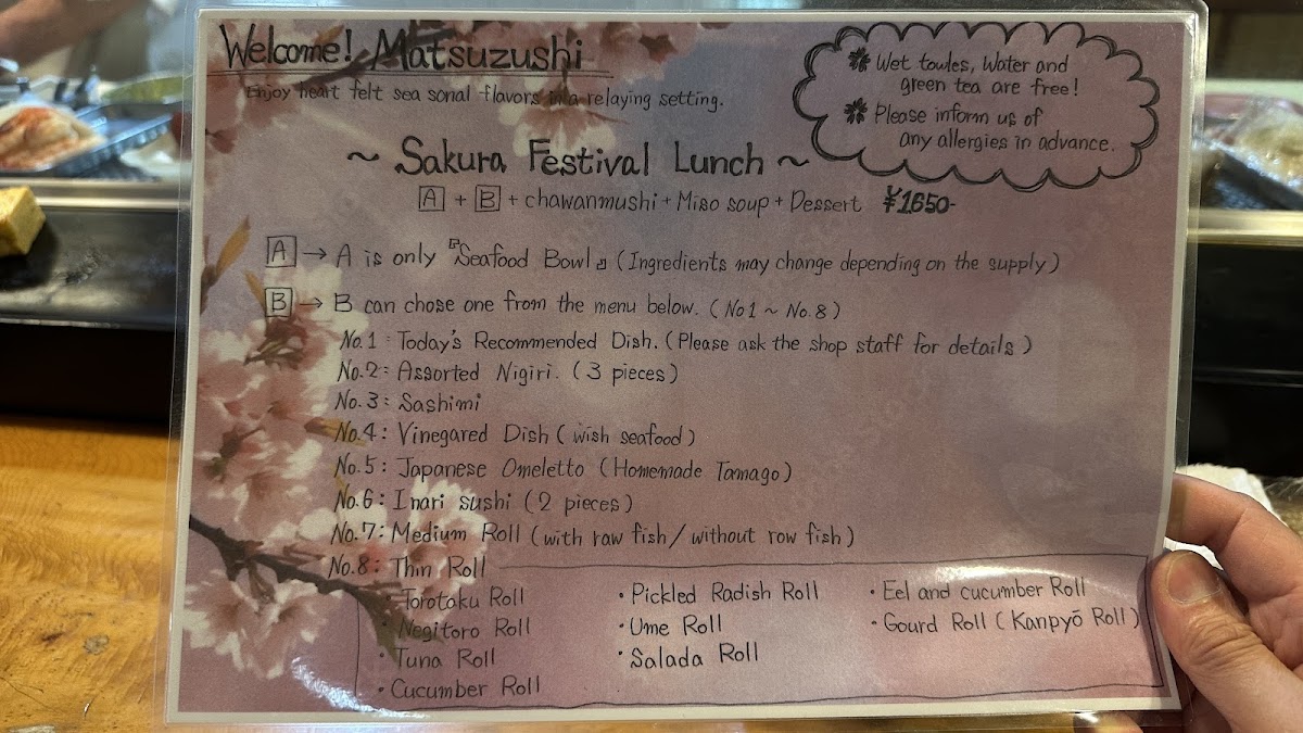 Menu Matsu Sushi-7