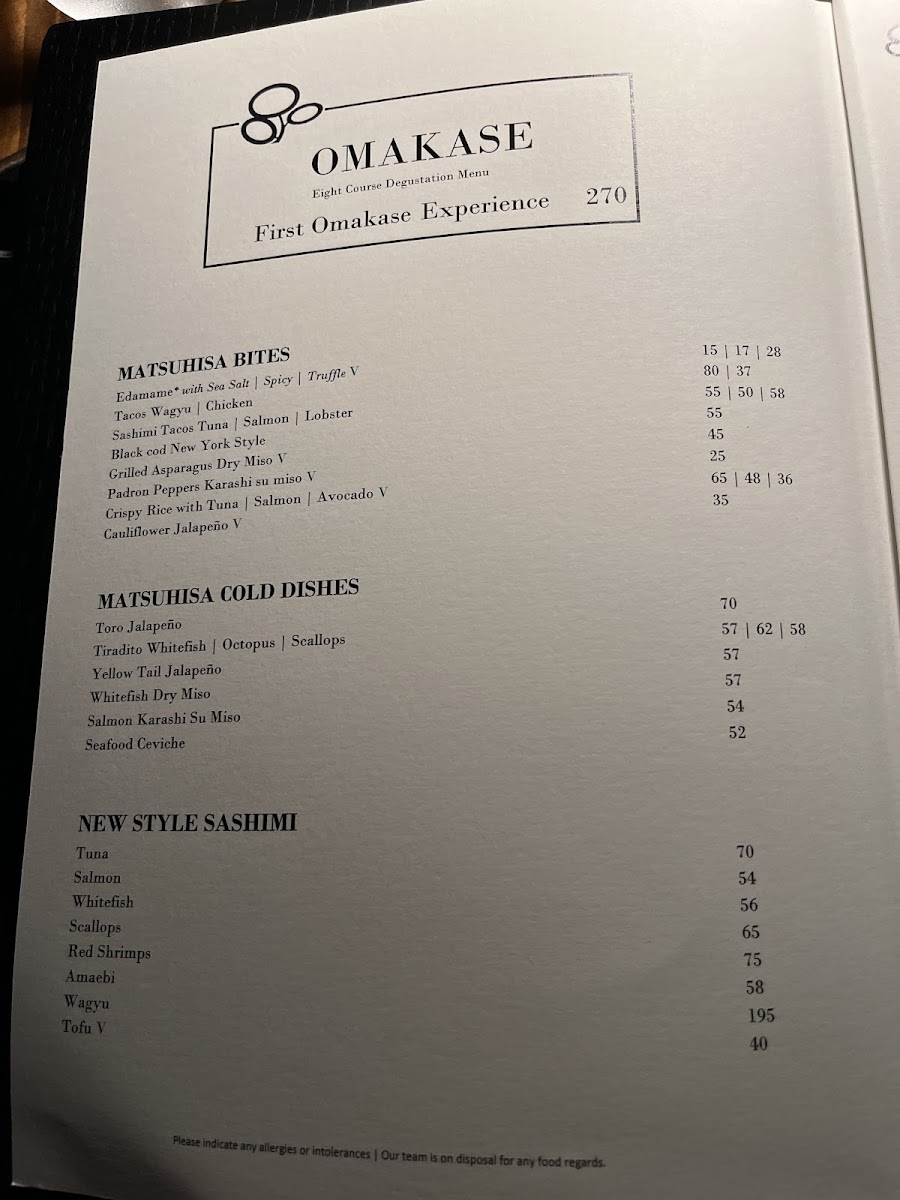 Menu Matsuhisa At Cala Di Volpe-2