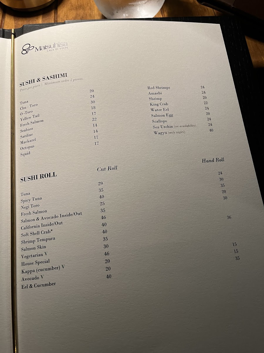 Menu Matsuhisa At Cala Di Volpe-3