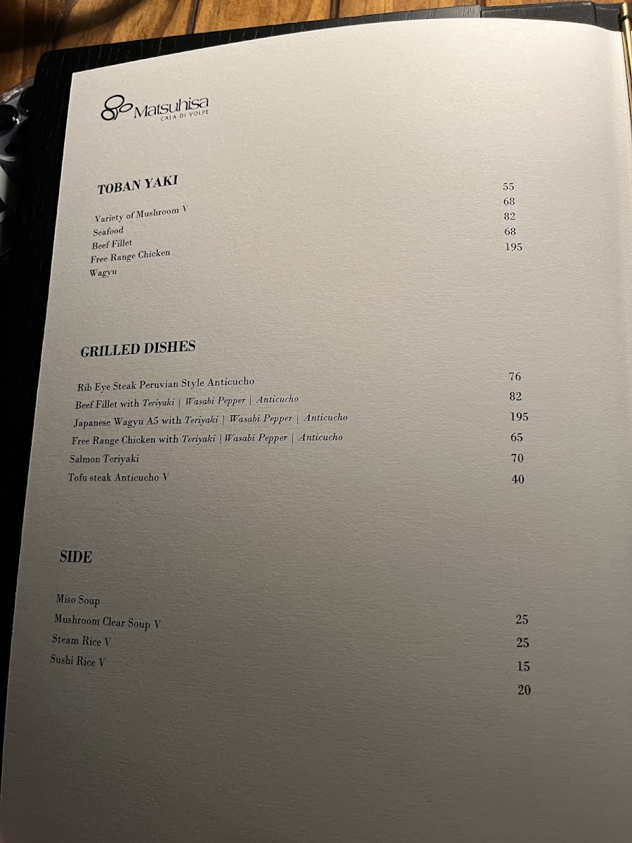 Menu Matsuhisa At Cala Di Volpe-4