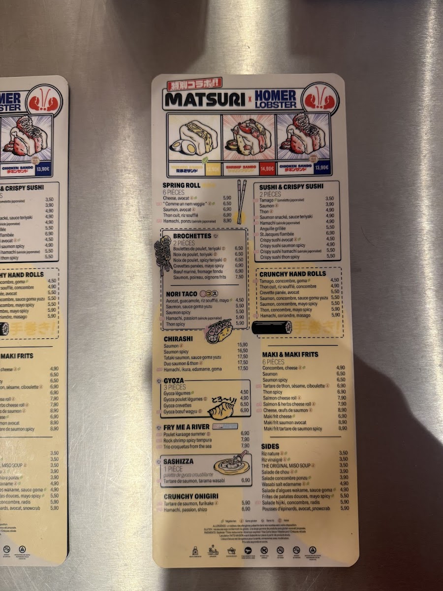 Menu Matsuri Marbeuf-6
