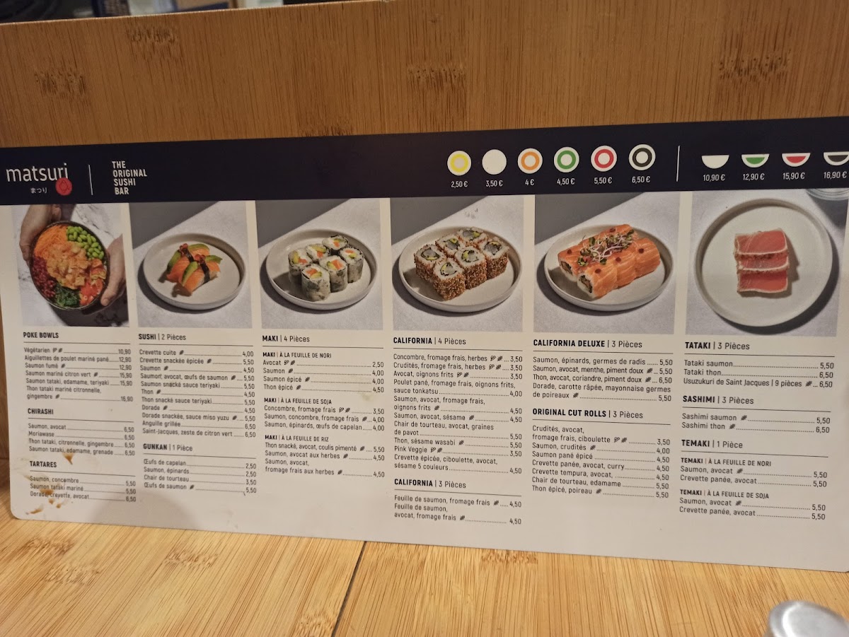 Menu Matsuri Marbeuf-7