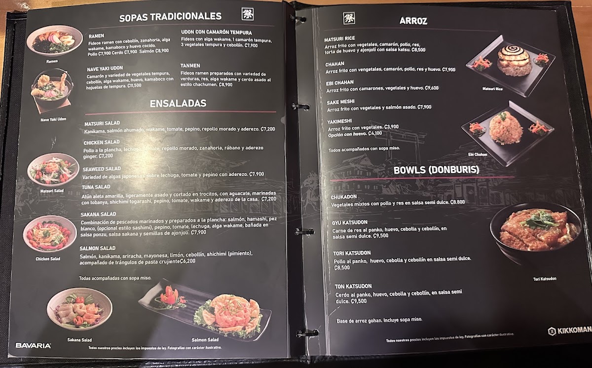 Menu Matsuri - Plaza Real-2