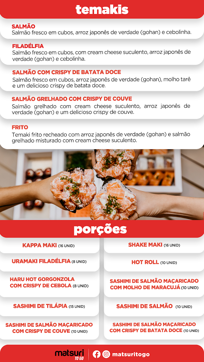 Menu Matsuri To Go - Londrina - Delivery & Take Away-1