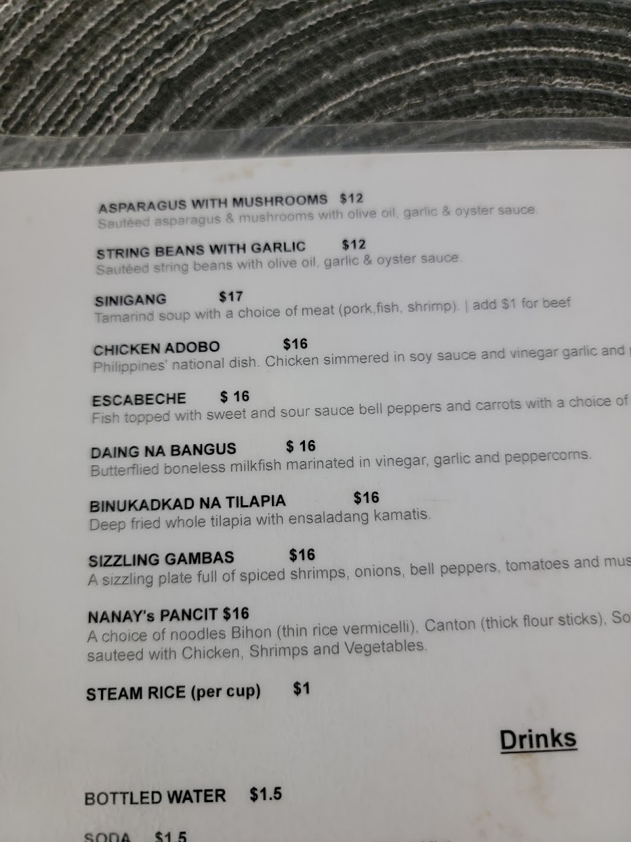Menu Matthew's Grill-7