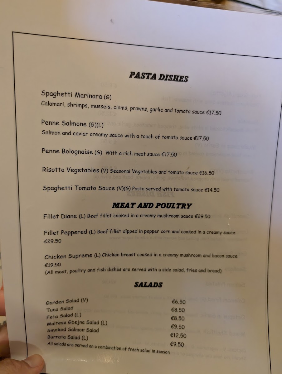 Menu Matthew's Restaurant-2