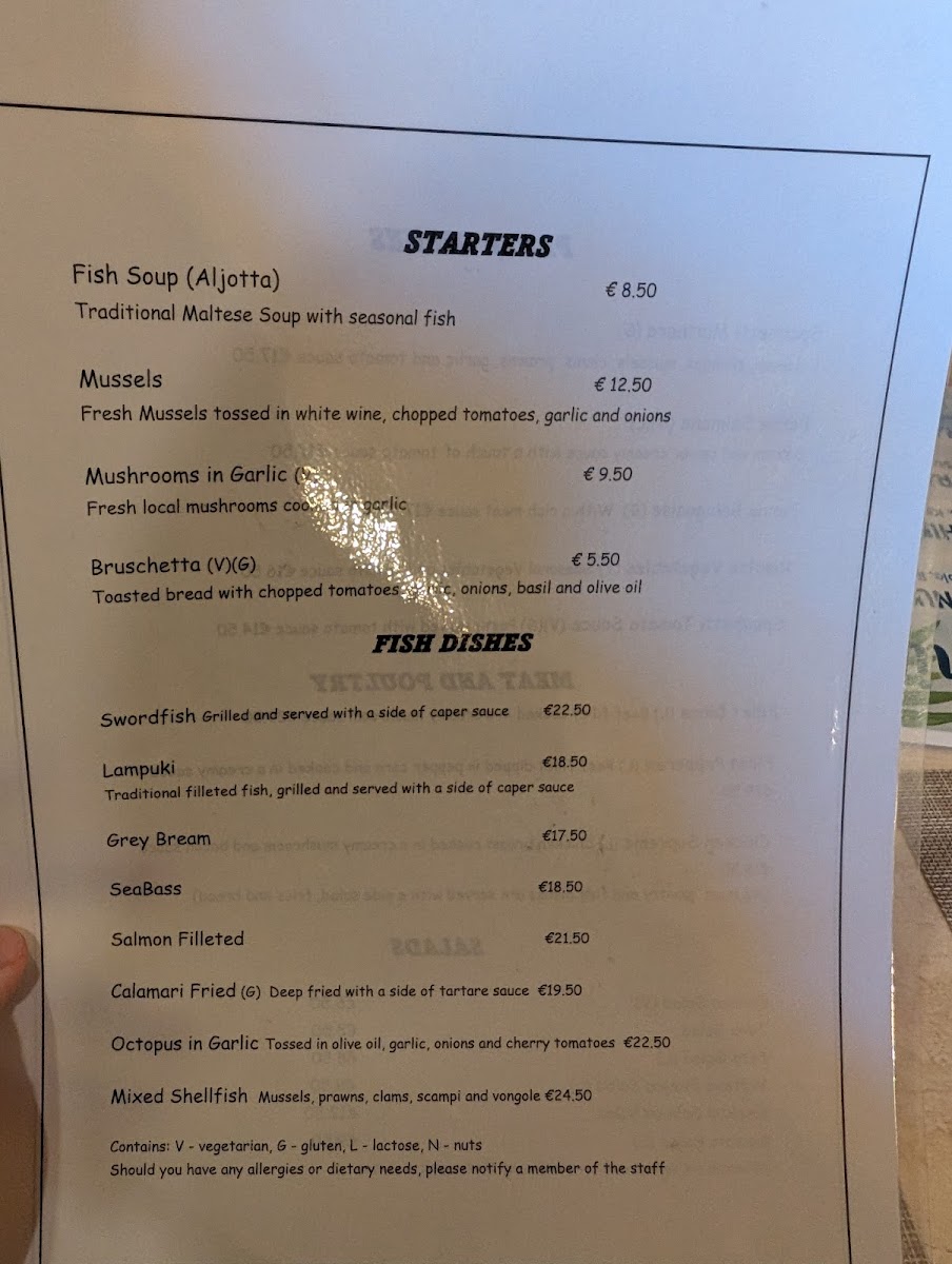 Menu Matthew's Restaurant-4