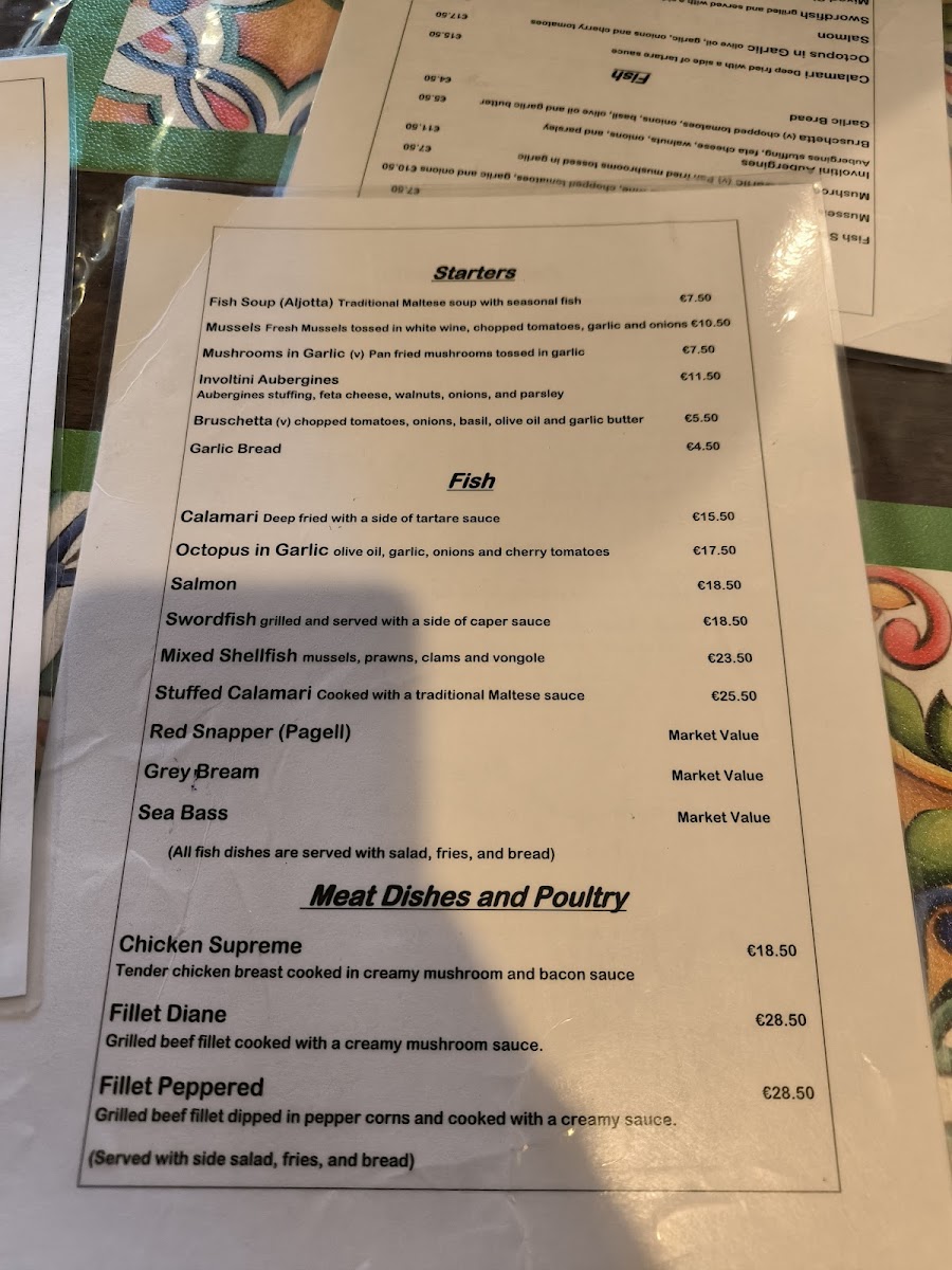 Menu Matthew's Restaurant-7