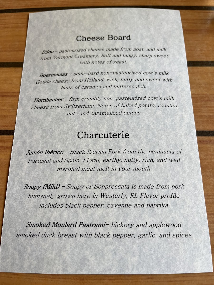 Menu Matunuck Oyster Bar-3