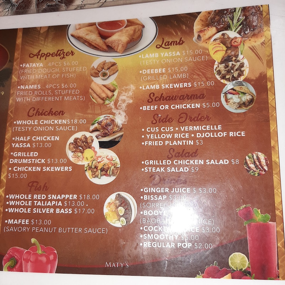 Menu Maty's Cuisine-2
