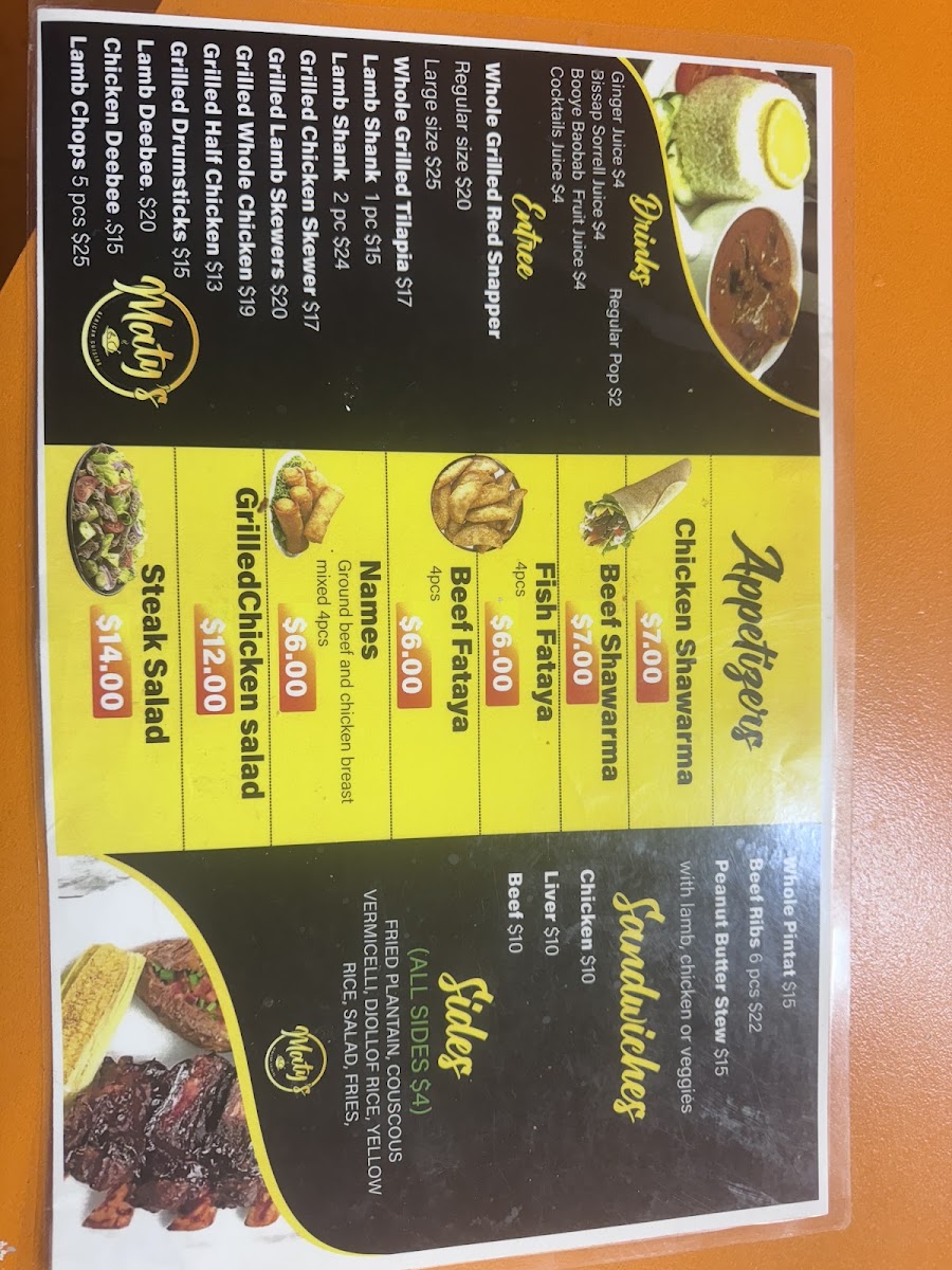 Menu Maty's Cuisine-7