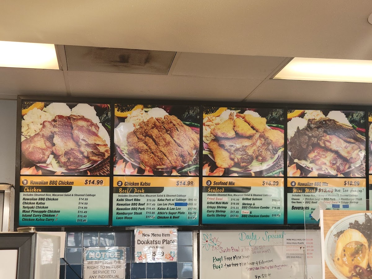 Menu Maui Hawaiian Bbq-6