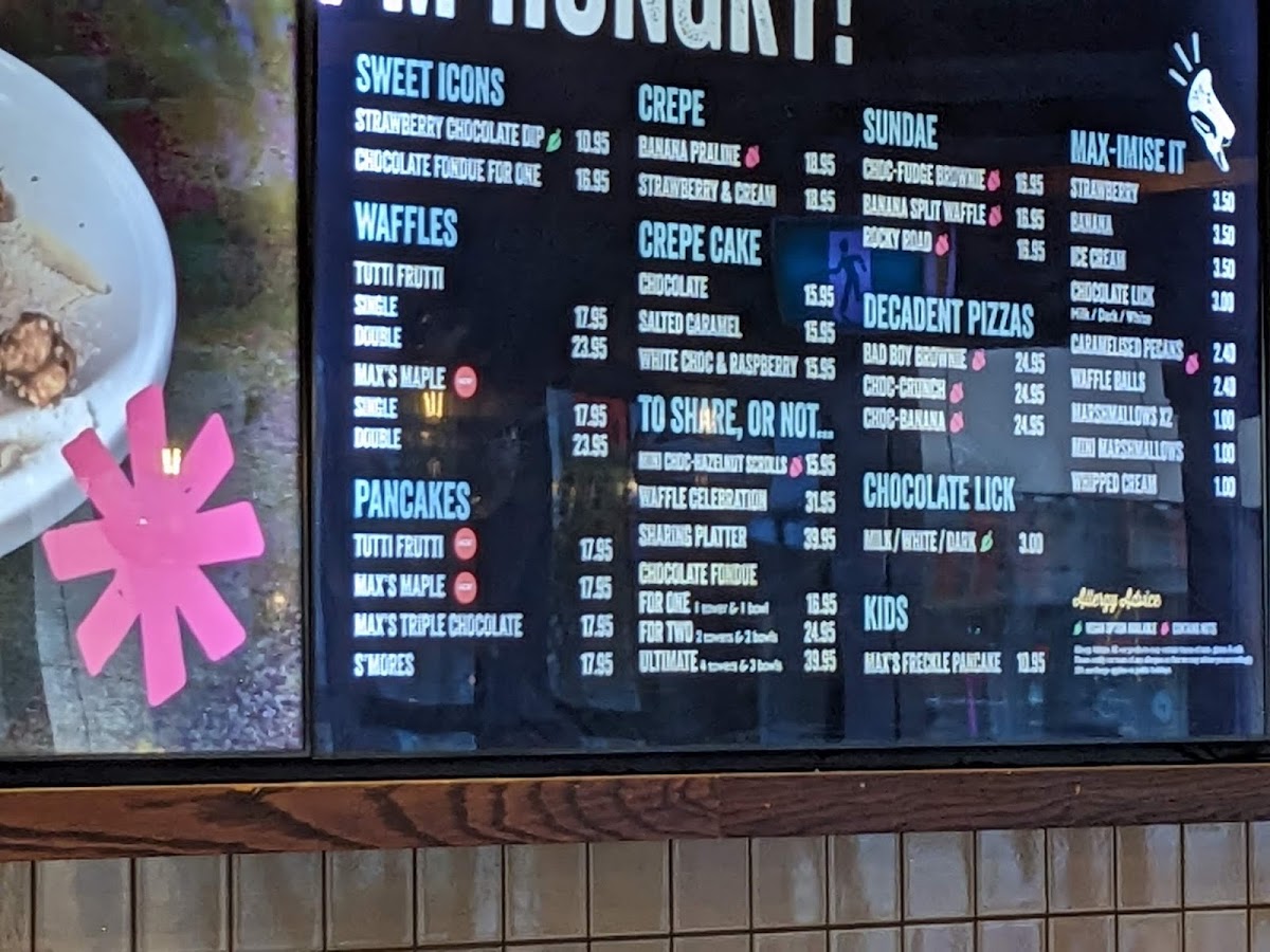 Menu Max Brenner - Blacktown-3