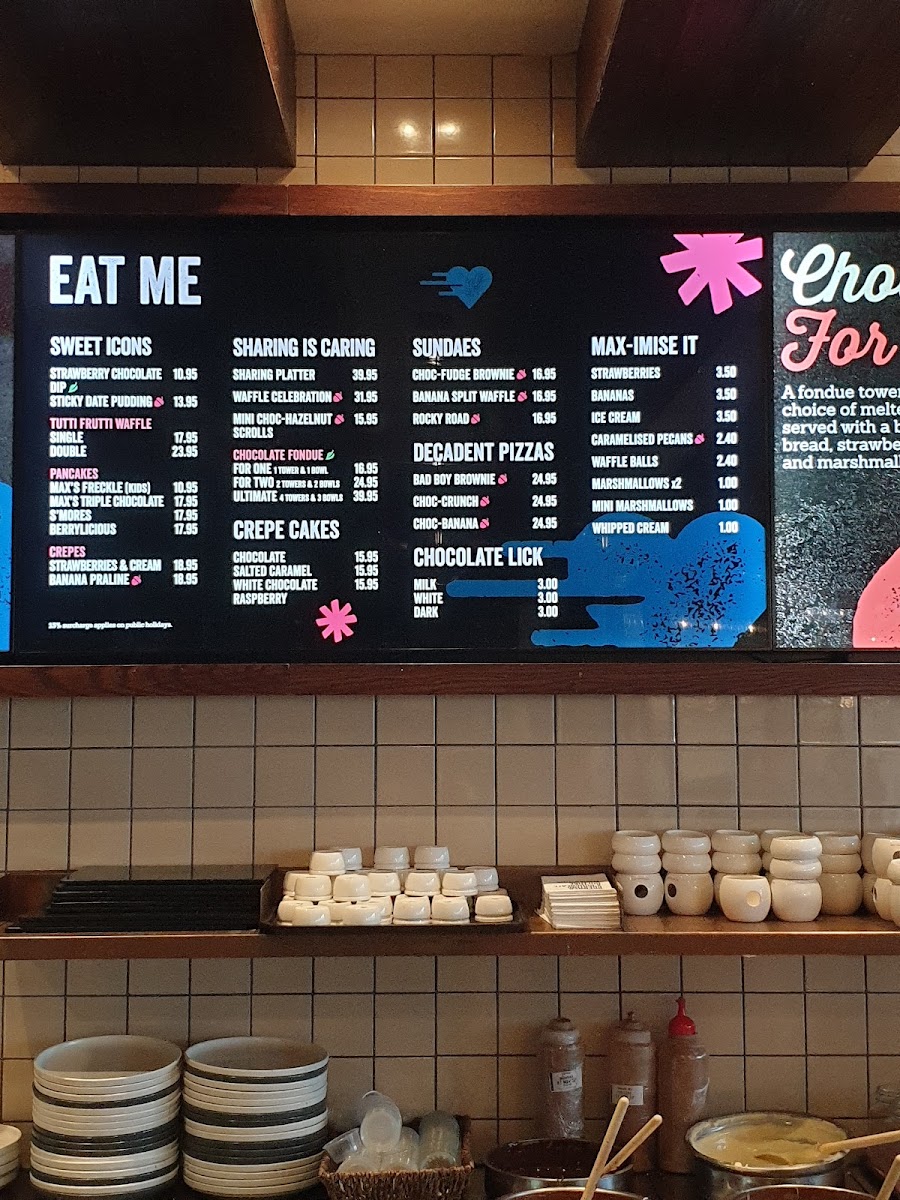 Menu Max Brenner - Blacktown-7
