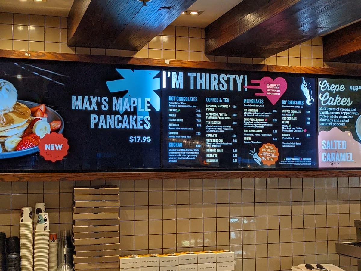 Menu Max Brenner - Blacktown-8