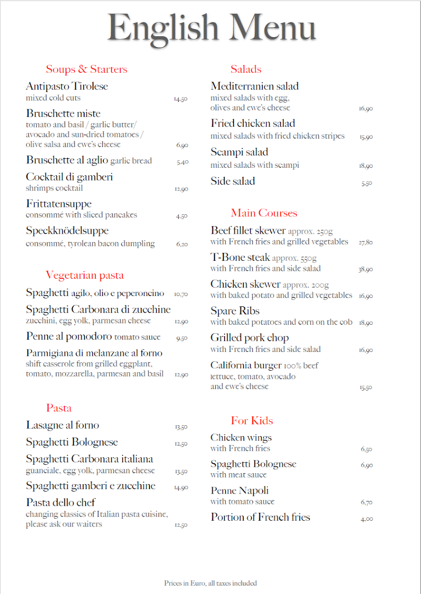 Menu Max Pub Restaurant-4