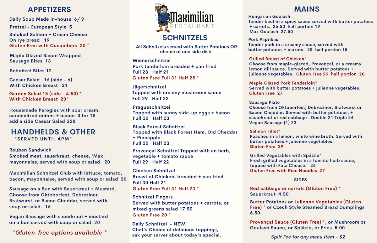 Menu Maximilian Restaurant-1