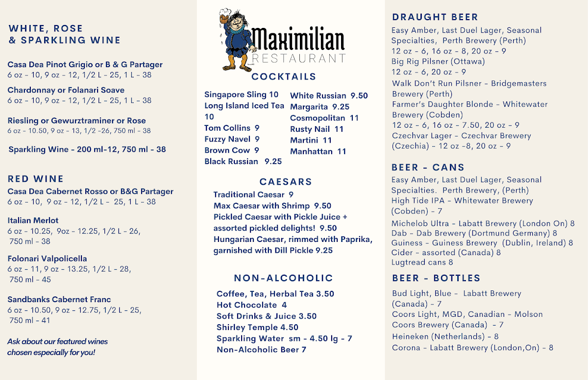 Menu Maximilian Restaurant-2