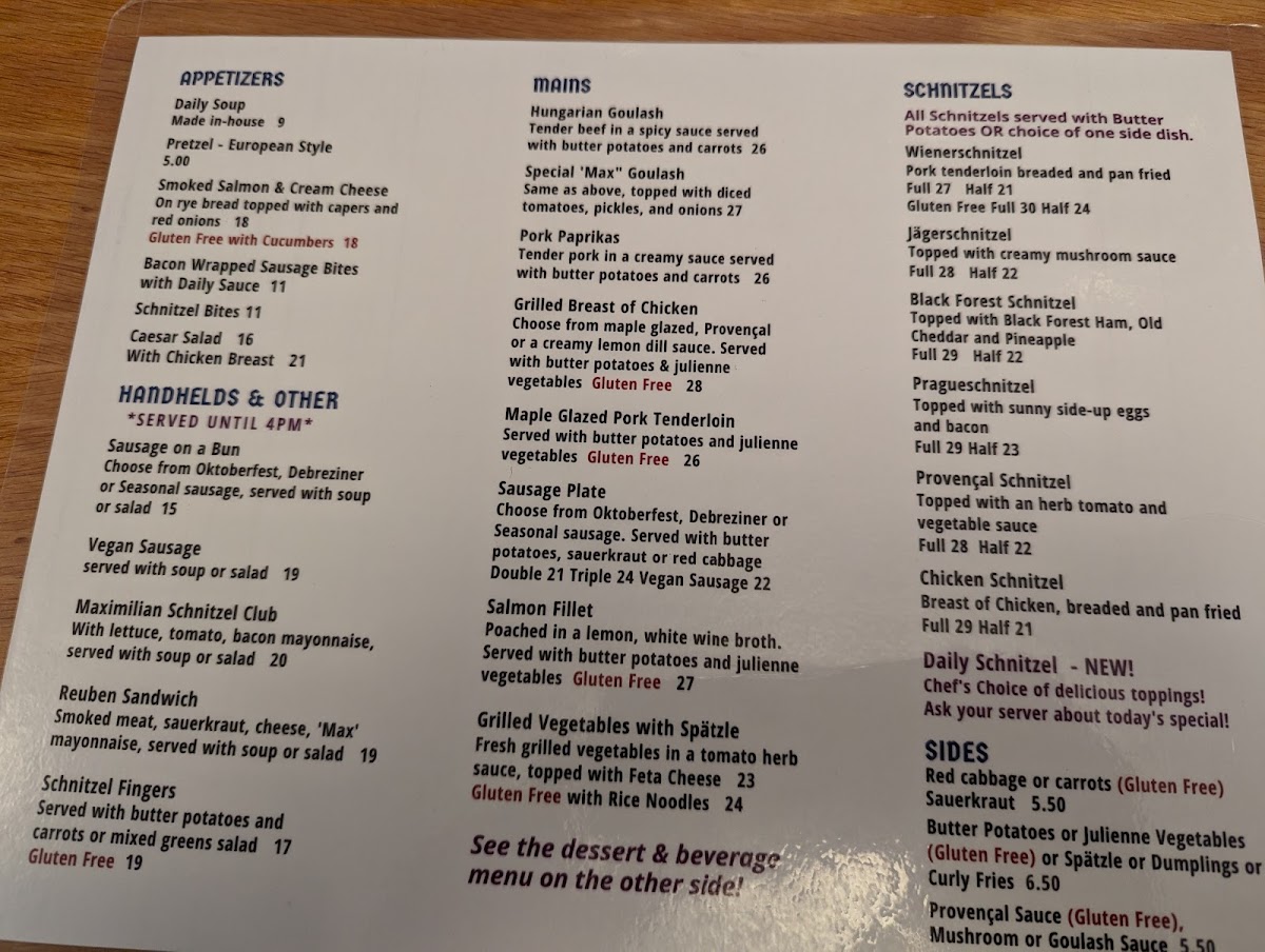 Menu Maximilian Restaurant-7