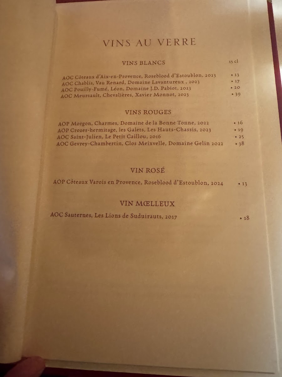 Menu Maxim's De Paris-4