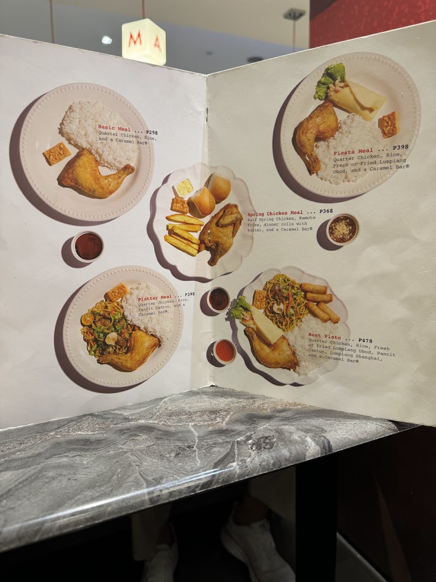 Menu Max's 2Nd Fl Glorietta 2-3