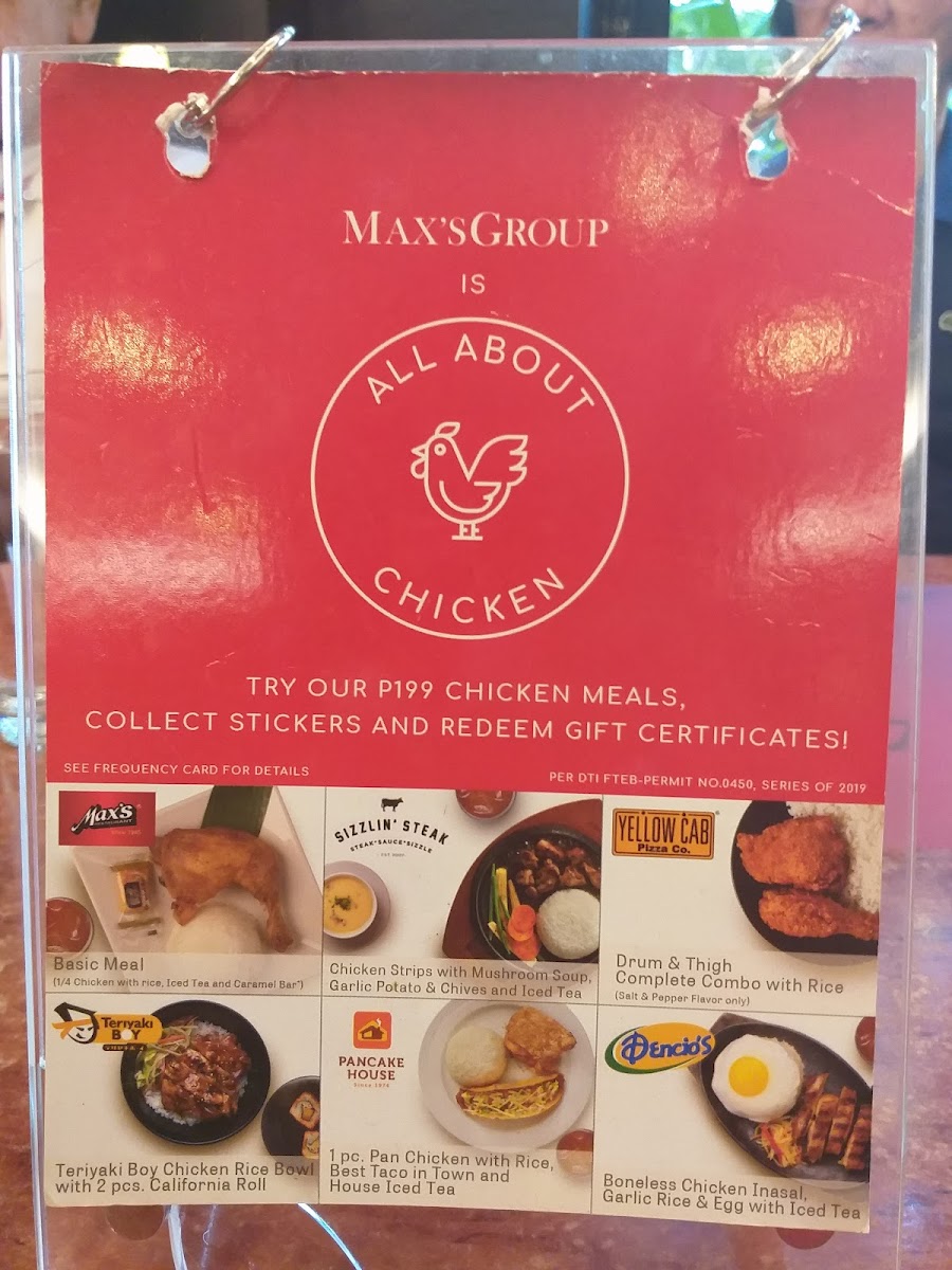 Menu Max's Restaurant-3