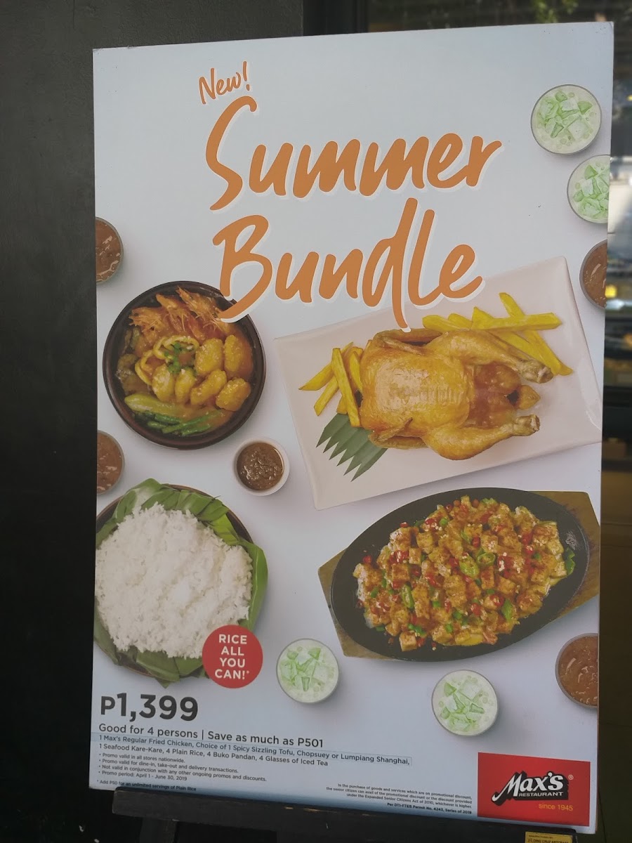 Menu Max's Restaurant-4