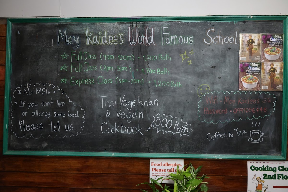 Menu May Kaidee Tanao Vegetarian & Vegan Restaurant-3