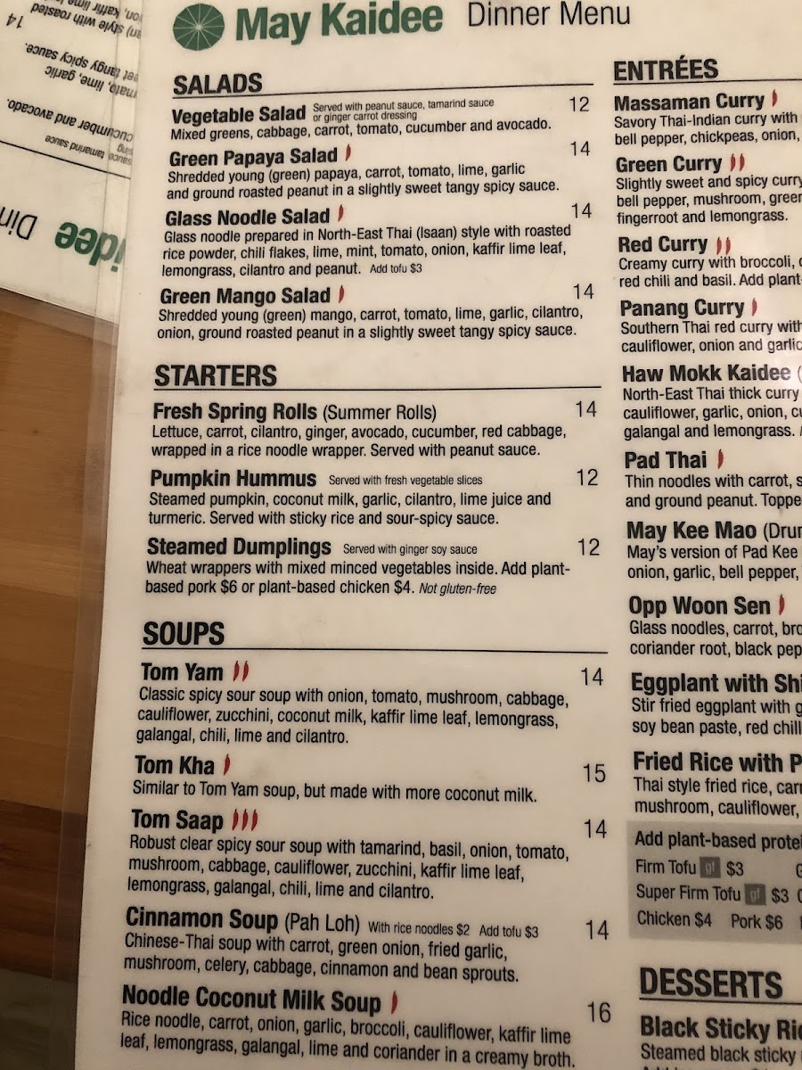 Menu May Kaidee-10